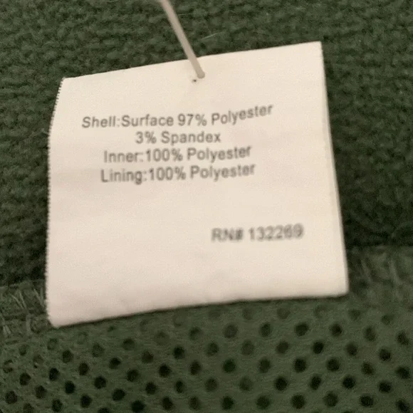 Denali Mens Jacket, Size L, Fern Green - Picture 8 of 8